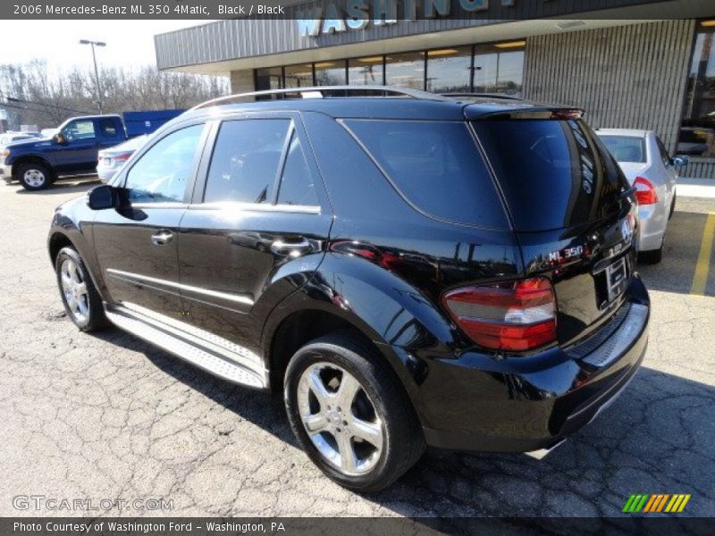 Black / Black 2006 Mercedes-Benz ML 350 4Matic