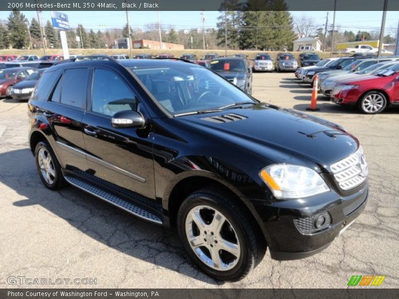Black / Black 2006 Mercedes-Benz ML 350 4Matic