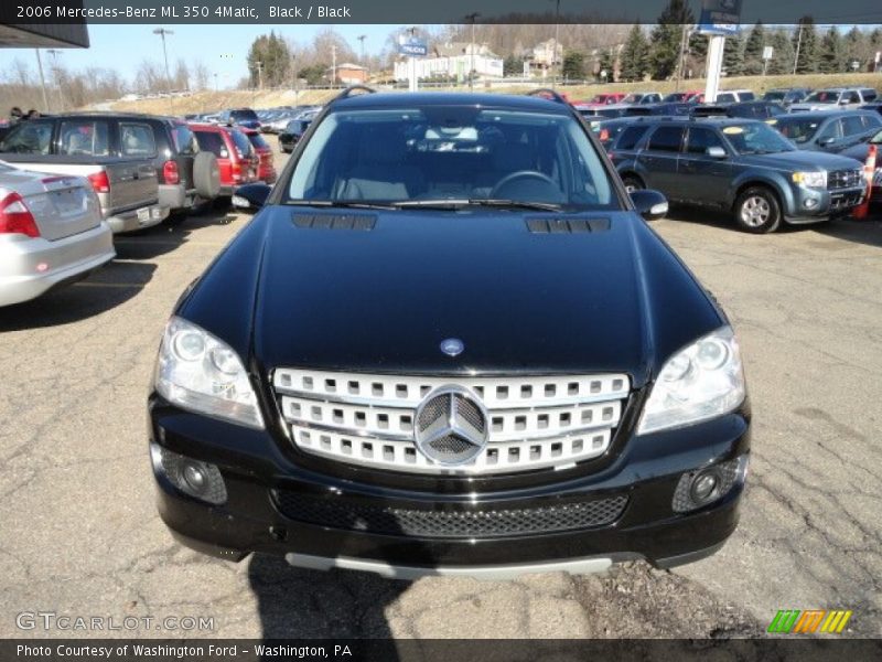 Black / Black 2006 Mercedes-Benz ML 350 4Matic