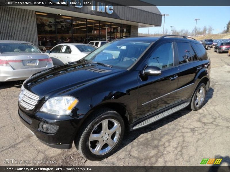 Black / Black 2006 Mercedes-Benz ML 350 4Matic