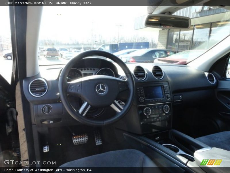 Black / Black 2006 Mercedes-Benz ML 350 4Matic