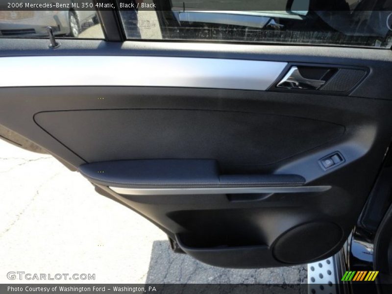 Black / Black 2006 Mercedes-Benz ML 350 4Matic