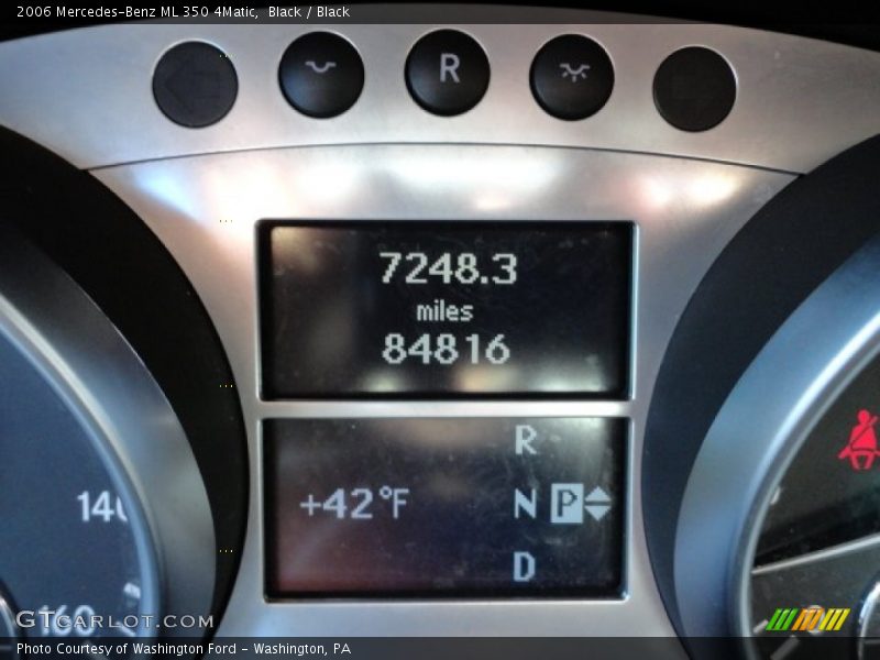 Black / Black 2006 Mercedes-Benz ML 350 4Matic