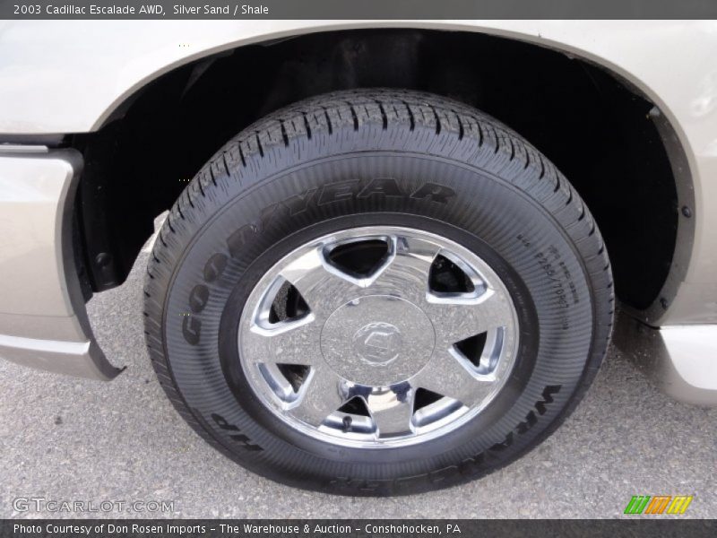 Silver Sand / Shale 2003 Cadillac Escalade AWD