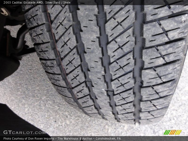 Silver Sand / Shale 2003 Cadillac Escalade AWD