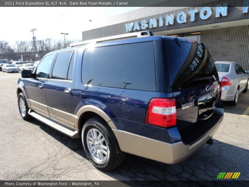 Dark Blue Pearl Metallic / Camel 2011 Ford Expedition EL XLT 4x4
