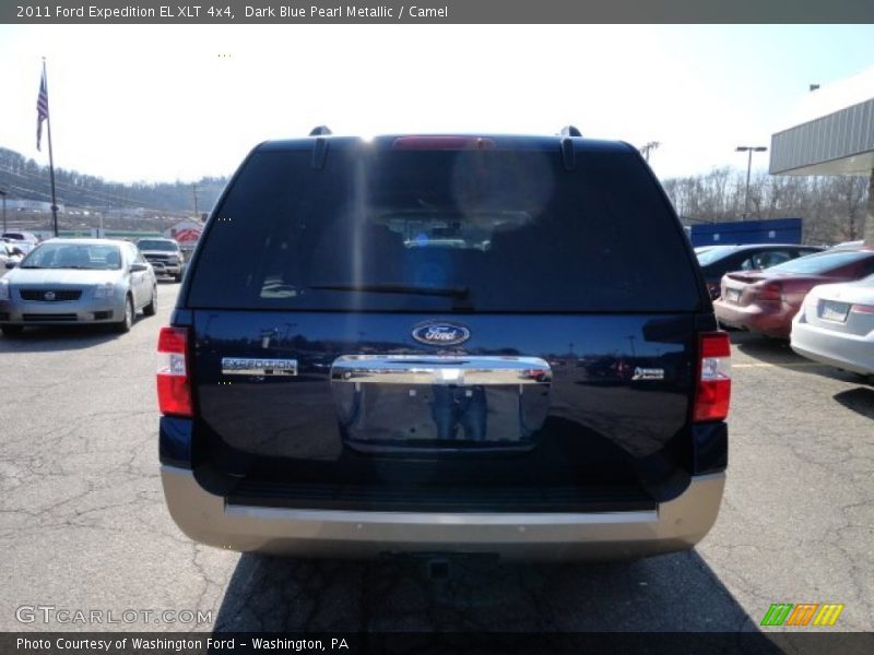 Dark Blue Pearl Metallic / Camel 2011 Ford Expedition EL XLT 4x4