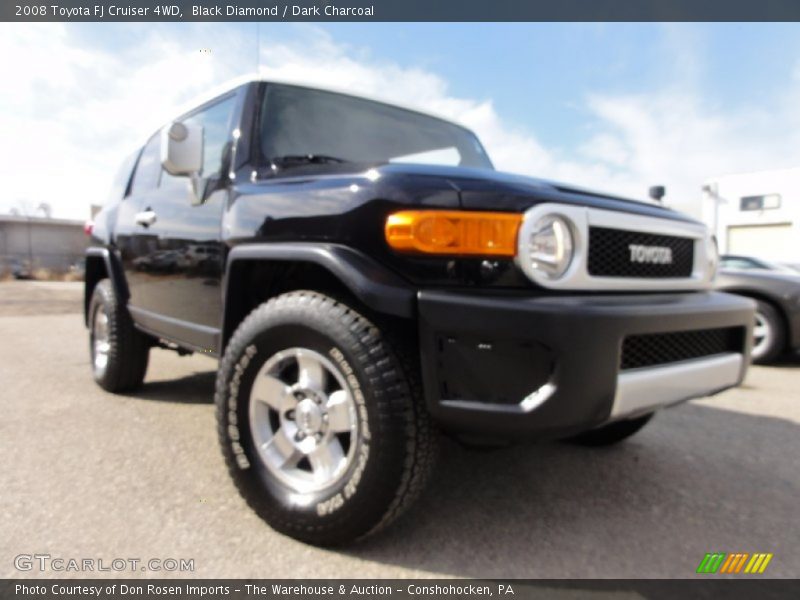 Black Diamond / Dark Charcoal 2008 Toyota FJ Cruiser 4WD