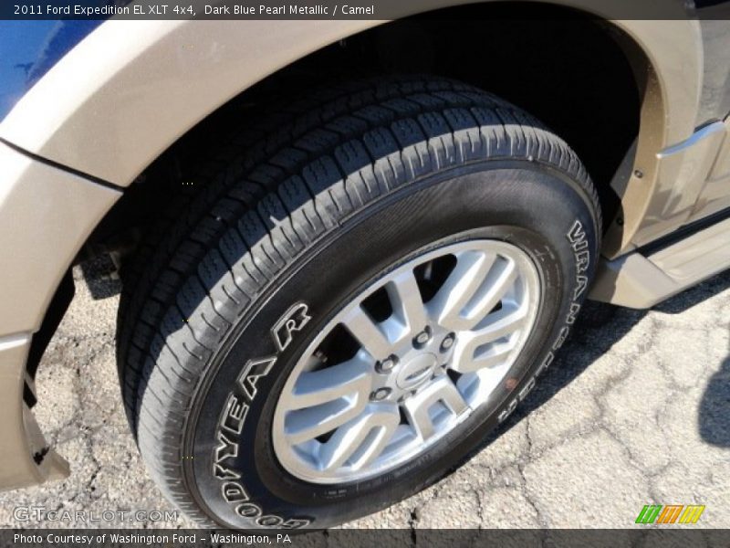 Dark Blue Pearl Metallic / Camel 2011 Ford Expedition EL XLT 4x4