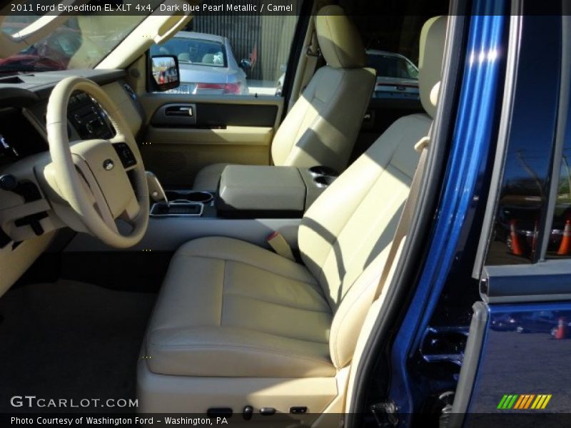 Dark Blue Pearl Metallic / Camel 2011 Ford Expedition EL XLT 4x4