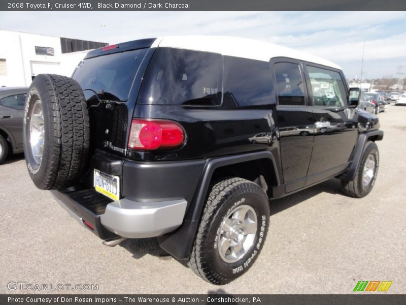 Black Diamond / Dark Charcoal 2008 Toyota FJ Cruiser 4WD