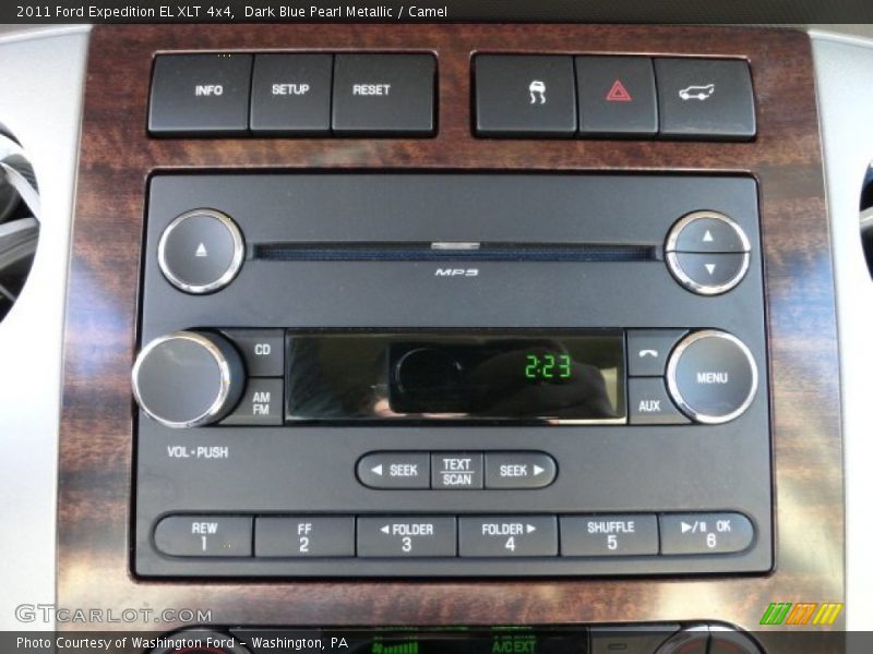 Dark Blue Pearl Metallic / Camel 2011 Ford Expedition EL XLT 4x4