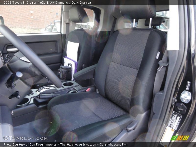 Black Diamond / Dark Charcoal 2008 Toyota FJ Cruiser 4WD
