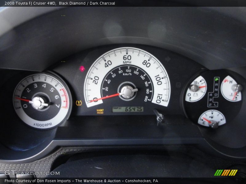  2008 FJ Cruiser 4WD 4WD Gauges