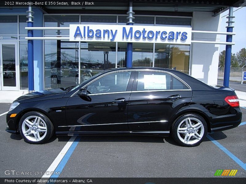 Black / Black 2012 Mercedes-Benz E 350 Sedan