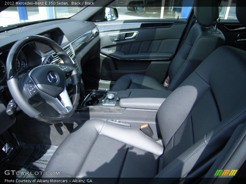 Black / Black 2012 Mercedes-Benz E 350 Sedan