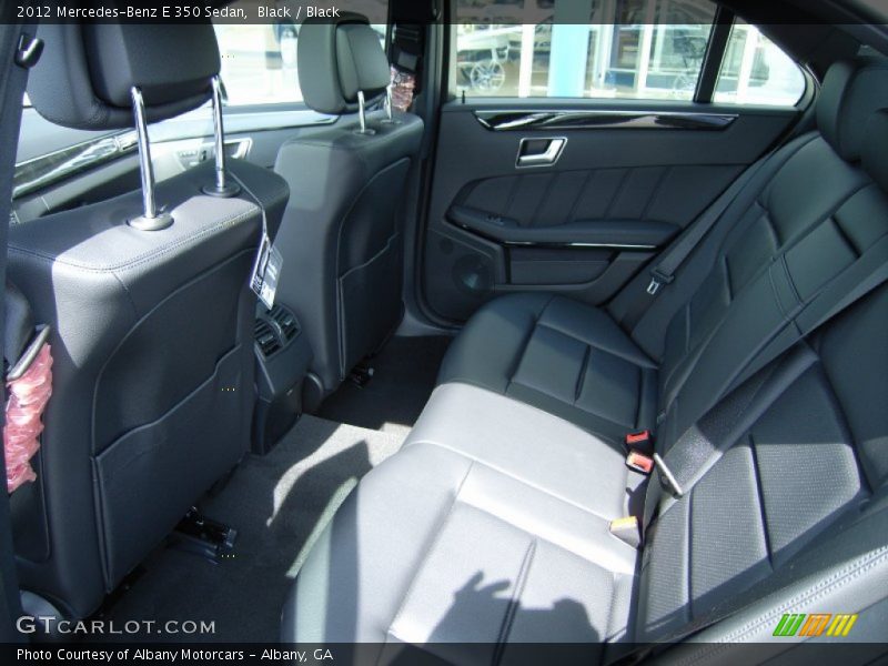 Black / Black 2012 Mercedes-Benz E 350 Sedan