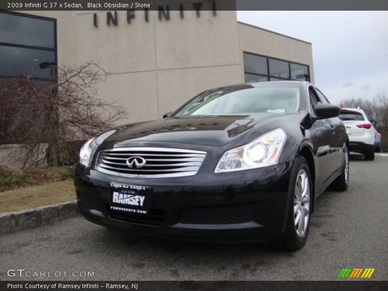 Black Obsidian / Stone 2009 Infiniti G 37 x Sedan