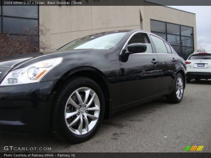 Black Obsidian / Stone 2009 Infiniti G 37 x Sedan