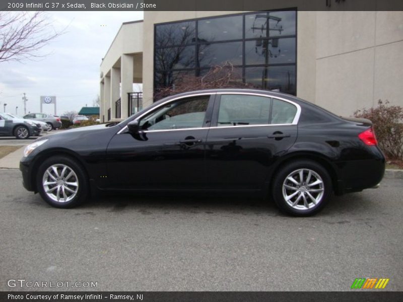 Black Obsidian / Stone 2009 Infiniti G 37 x Sedan