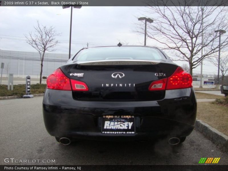 Black Obsidian / Stone 2009 Infiniti G 37 x Sedan