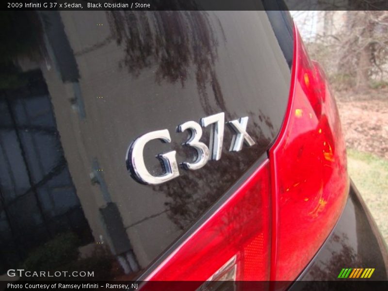 Black Obsidian / Stone 2009 Infiniti G 37 x Sedan