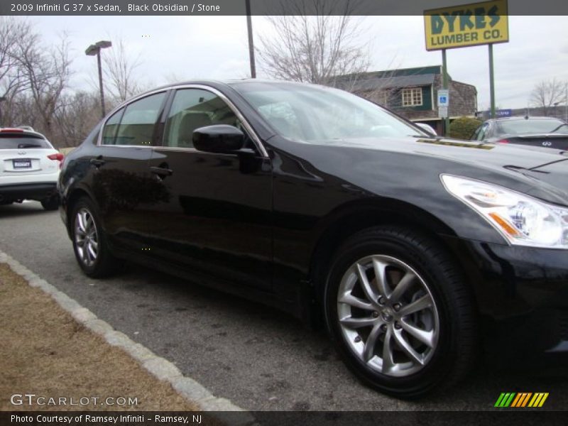 Black Obsidian / Stone 2009 Infiniti G 37 x Sedan