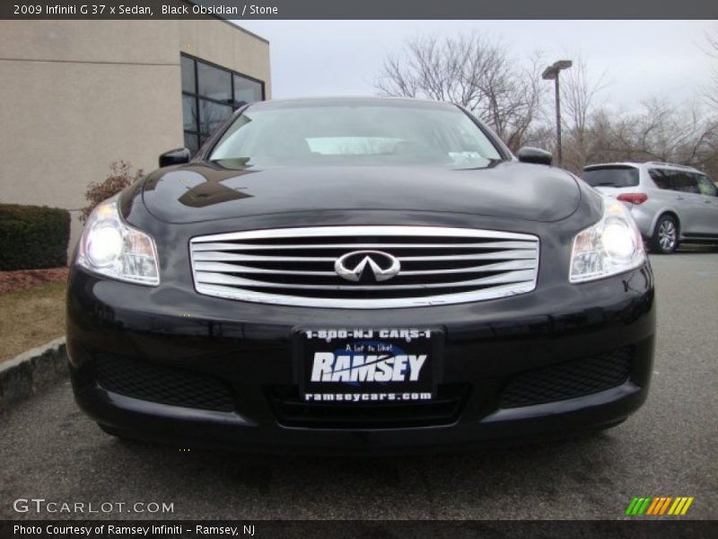 Black Obsidian / Stone 2009 Infiniti G 37 x Sedan