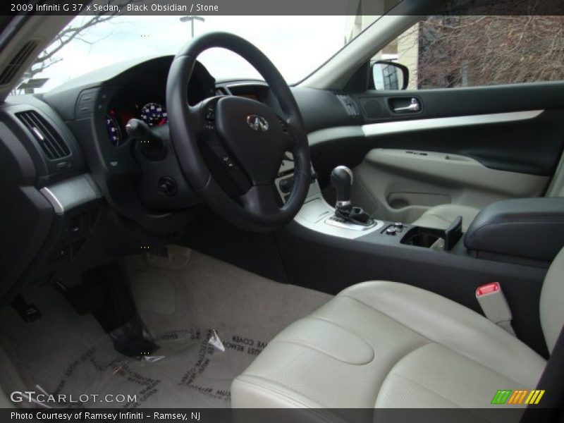 Black Obsidian / Stone 2009 Infiniti G 37 x Sedan