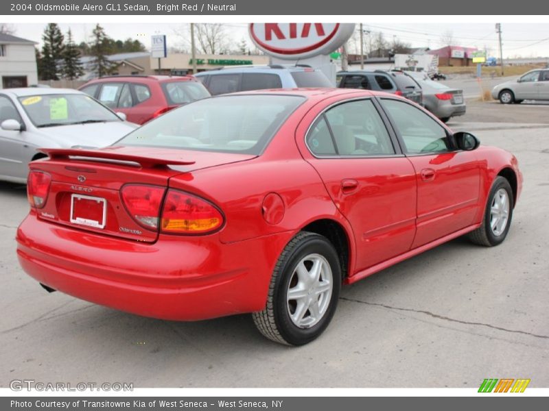 Bright Red / Neutral 2004 Oldsmobile Alero GL1 Sedan