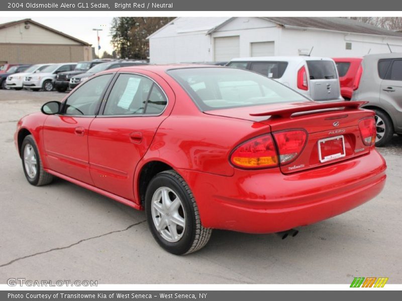 Bright Red / Neutral 2004 Oldsmobile Alero GL1 Sedan