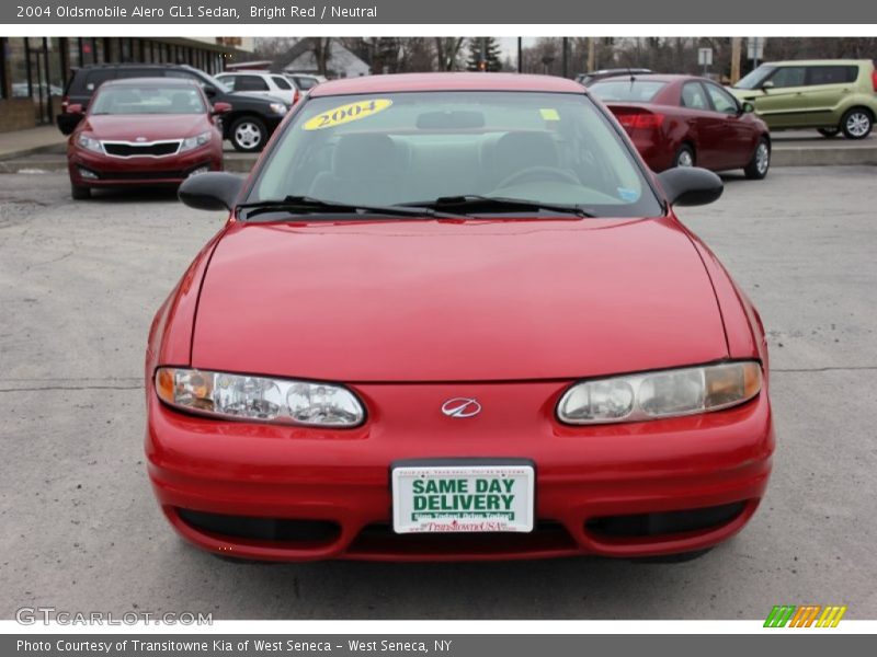 Bright Red / Neutral 2004 Oldsmobile Alero GL1 Sedan