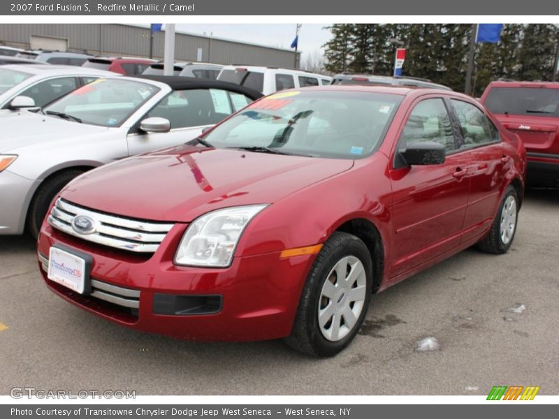 Redfire Metallic / Camel 2007 Ford Fusion S