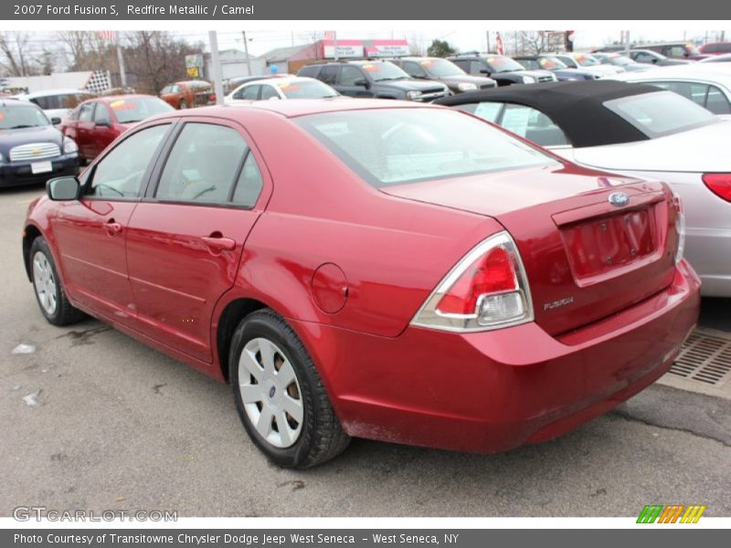 Redfire Metallic / Camel 2007 Ford Fusion S