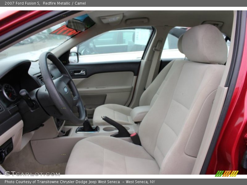 Redfire Metallic / Camel 2007 Ford Fusion S