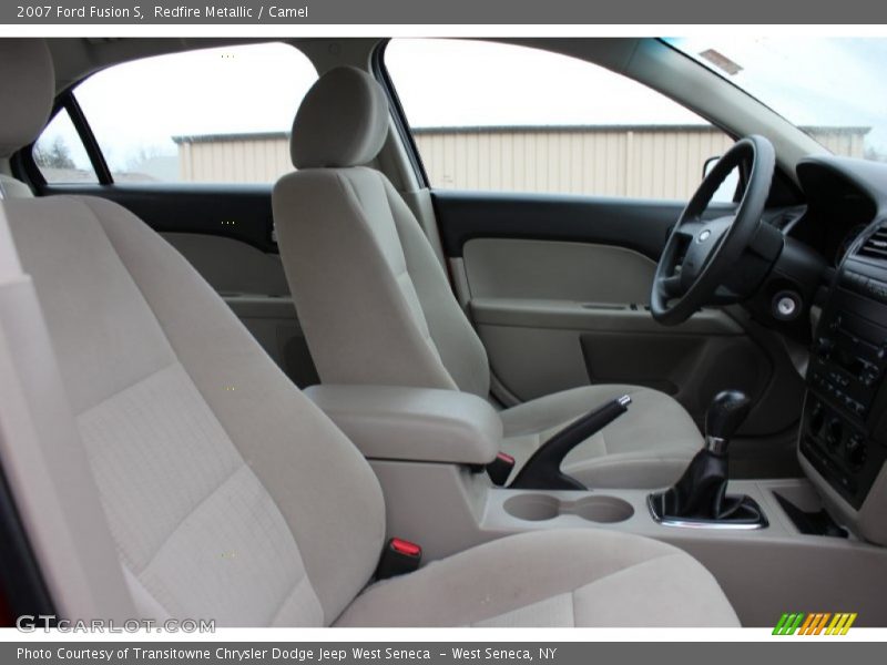 Redfire Metallic / Camel 2007 Ford Fusion S
