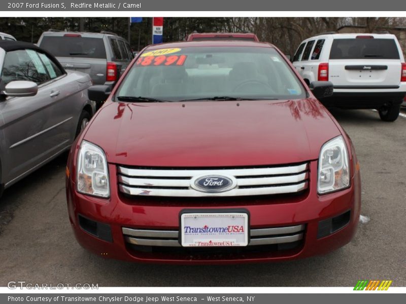 Redfire Metallic / Camel 2007 Ford Fusion S