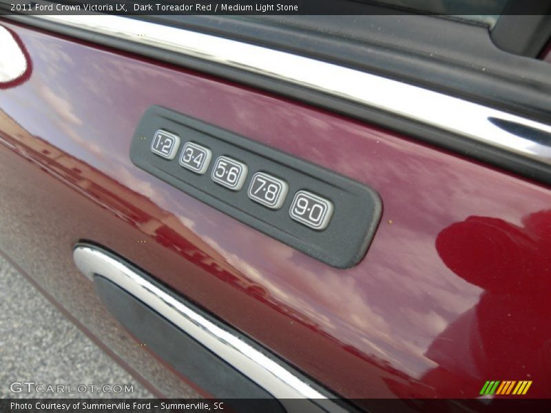 Dark Toreador Red / Medium Light Stone 2011 Ford Crown Victoria LX