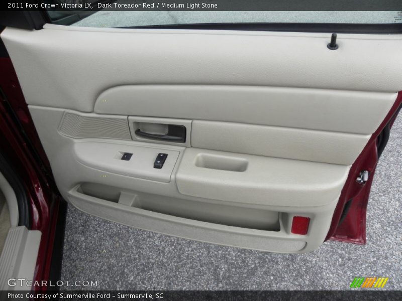 Dark Toreador Red / Medium Light Stone 2011 Ford Crown Victoria LX