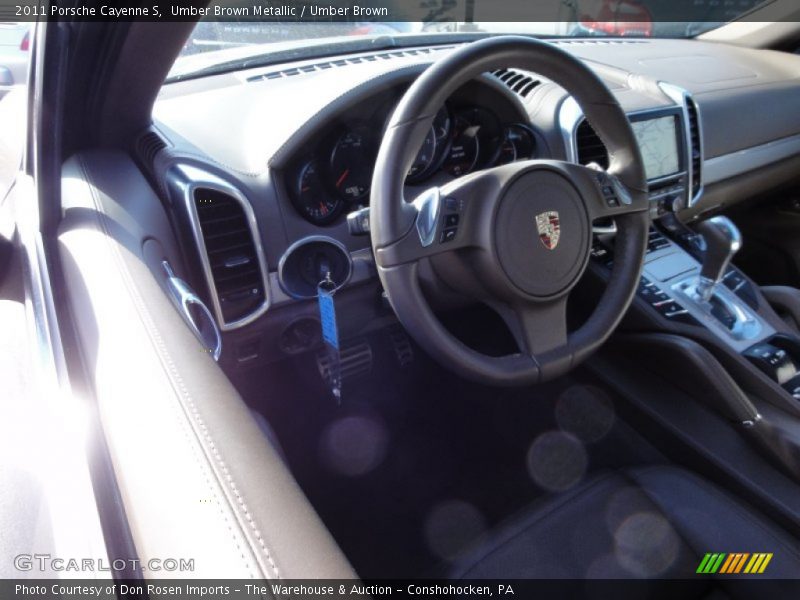 Umber Brown Metallic / Umber Brown 2011 Porsche Cayenne S