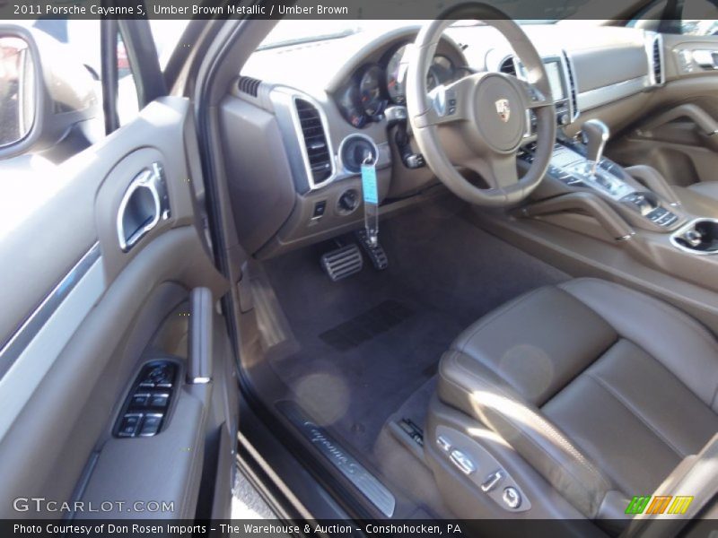 Umber Brown Metallic / Umber Brown 2011 Porsche Cayenne S