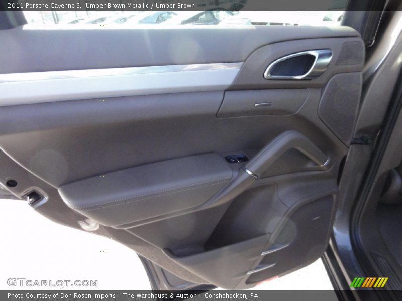 Umber Brown Metallic / Umber Brown 2011 Porsche Cayenne S