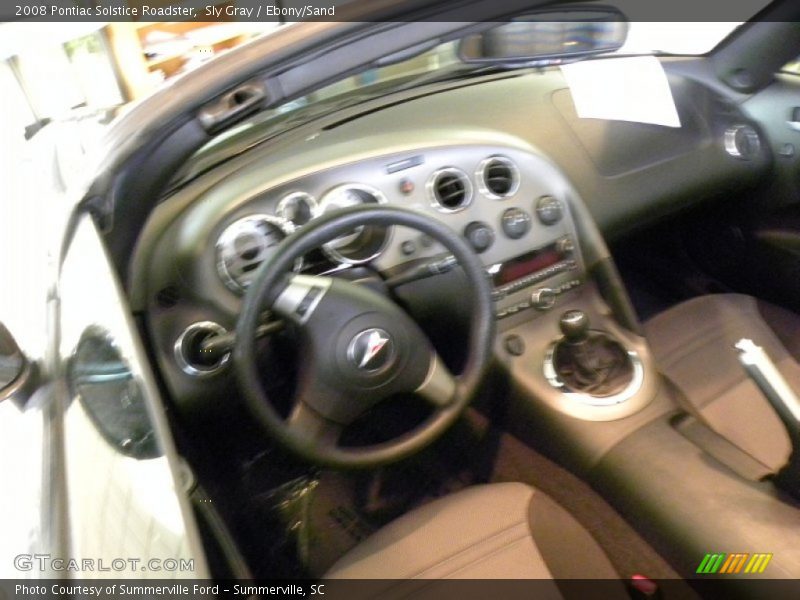 Sly Gray / Ebony/Sand 2008 Pontiac Solstice Roadster