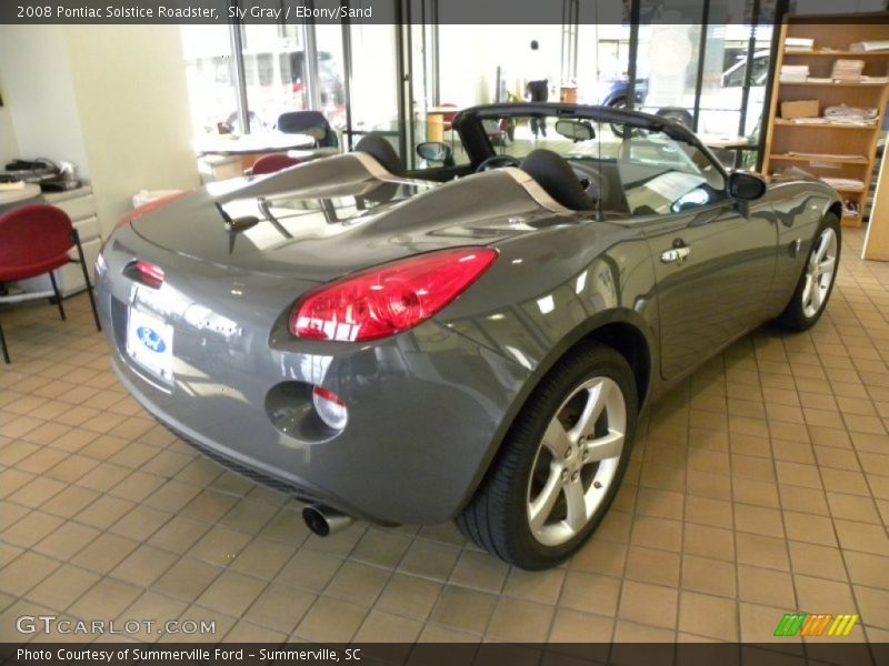 Sly Gray / Ebony/Sand 2008 Pontiac Solstice Roadster