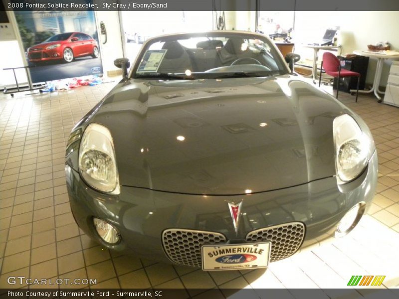 Sly Gray / Ebony/Sand 2008 Pontiac Solstice Roadster