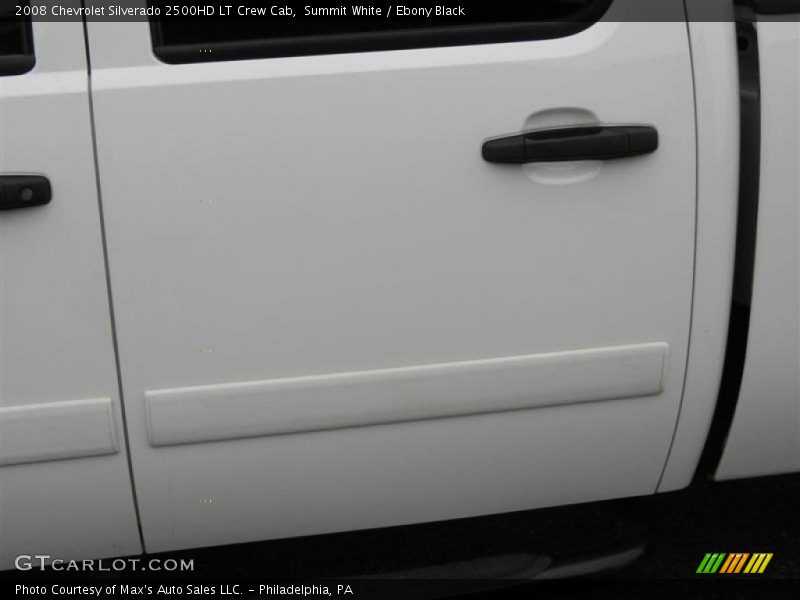 Summit White / Ebony Black 2008 Chevrolet Silverado 2500HD LT Crew Cab