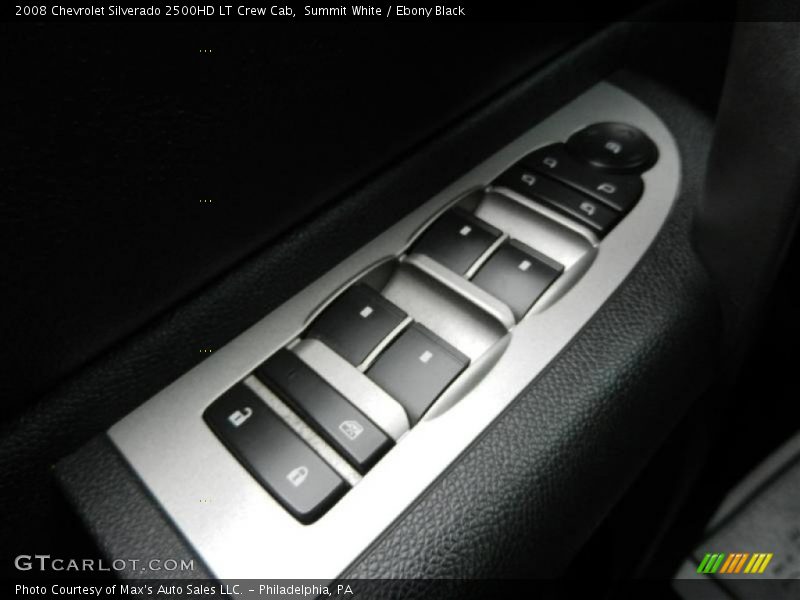 Summit White / Ebony Black 2008 Chevrolet Silverado 2500HD LT Crew Cab