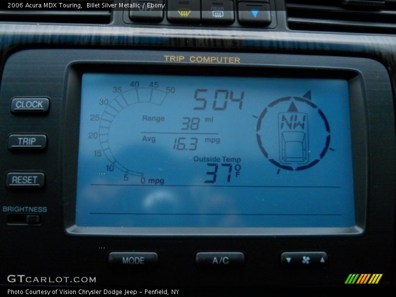 Billet Silver Metallic / Ebony 2006 Acura MDX Touring