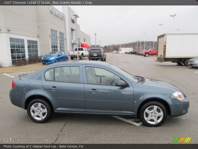 Blue Granite Metallic / Gray 2007 Chevrolet Cobalt LS Sedan