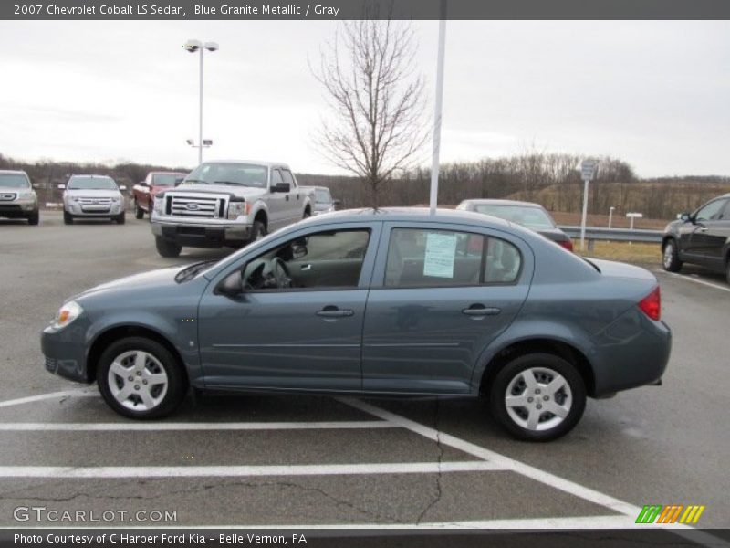 Blue Granite Metallic / Gray 2007 Chevrolet Cobalt LS Sedan